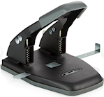2-HOLE PUNCH, SWINGLINE COMFORT HANDLE, DESKTOP, 28 SHEET CAPACITY, BLACK/GREY THUMBNAIL